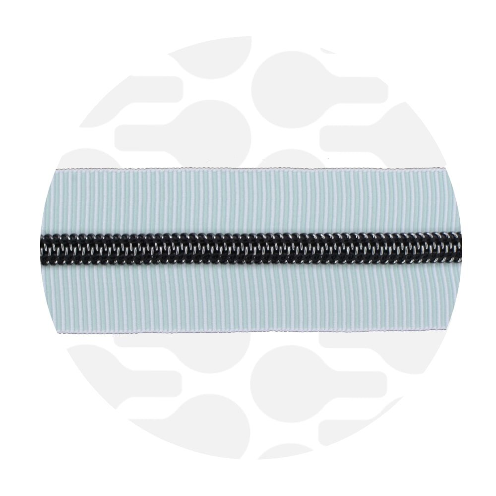 zipper zoo | endlos - reißverschluss | striped minty - floydthefox