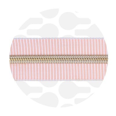 zipper zoo | endlos - reißverschluss | striped peachy - floydthefox