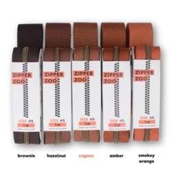 zipper zoo | gurtband | cognac - floydthefox