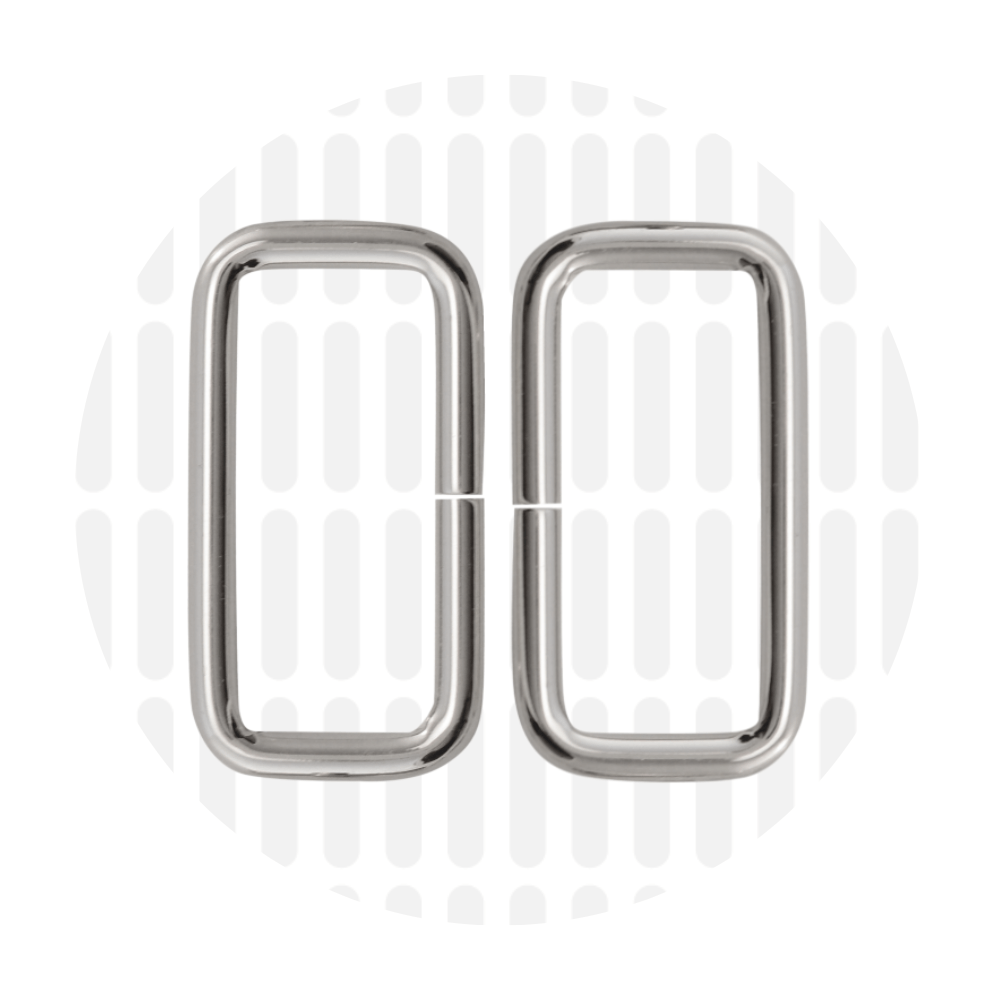 zipper zoo | rechteck - ringe | 38mm - floydthefox