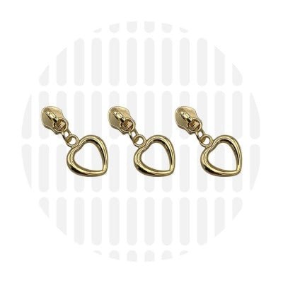 zipper zoo | schieber | gold - floydthefox