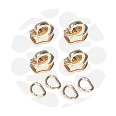 zipper zoo | schieber | gold - floydthefox