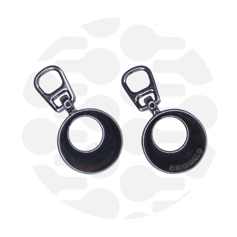 zipper zoo | schieber | gun metal - floydthefox