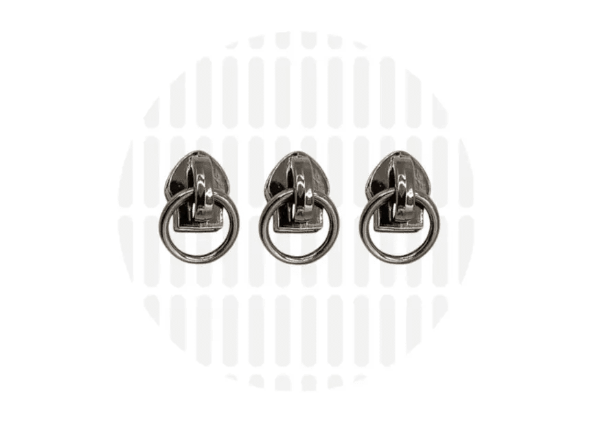 zipper zoo | schieber | gun metal - floydthefox