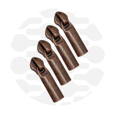 zipper zoo | schieber | kupfer antik - floydthefox