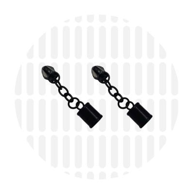 zipper zoo | schieber | schwarz - floydthefox