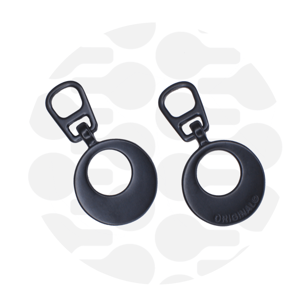 zipper zoo | schieber | schwarz - floydthefox