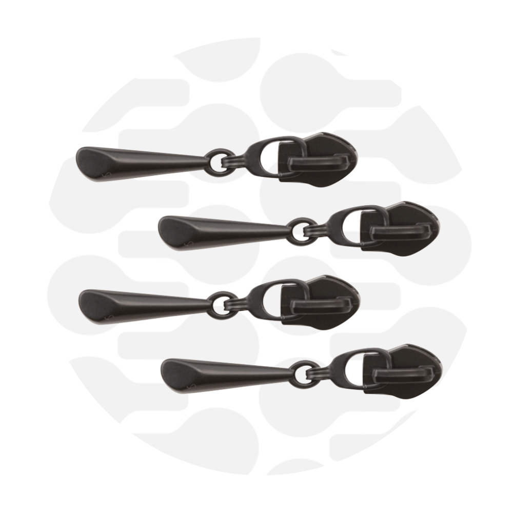 zipper zoo | schieber | schwarz - floydthefox