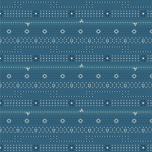 art gallery fabrics | 2.5 edition | bandana bound denim - floydthefox