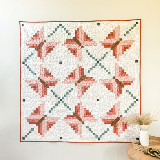 quiltkit | abby maed | butterflight quilt - cover quilt