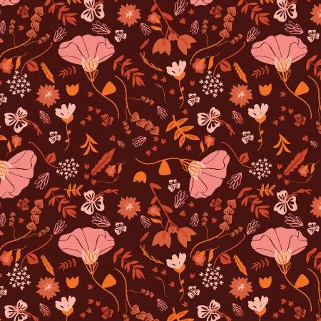 cotton+steel | canyon springs | canyon poppy heat wave - floydthefox