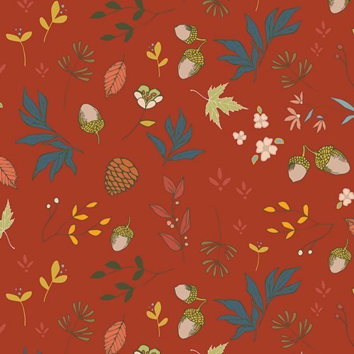 agf | autumn vibes | acorn & pinecones pecan - floydthefox