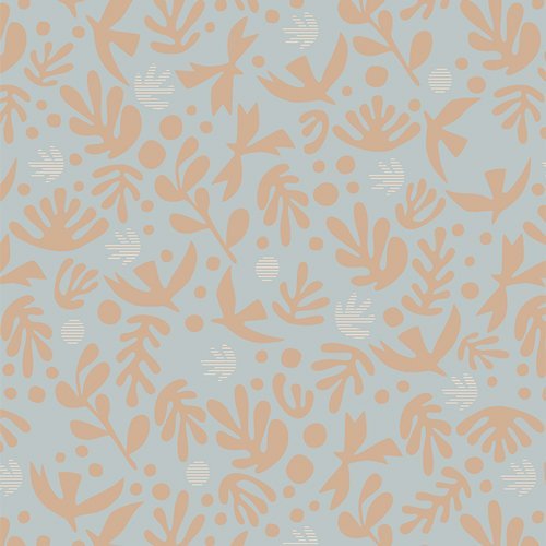 art gallery fabrics | duval | boho birds glacier - floydthefox