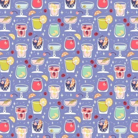 cotton+steel | colors&cravings | cocktail hour grab a pal - floydthefox