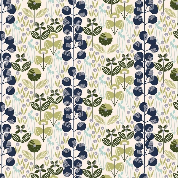 cotton+steel | pennycress garden | penny cress royal orchard - floydthefox