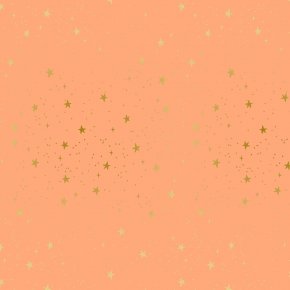 cotton+steel | rifle paper co | primavera | stars peach metallic - floydthefox