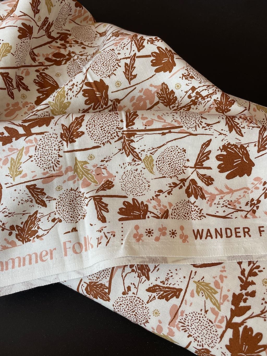 cotton+steel | summer folk | wander field auburn - floydthefox
