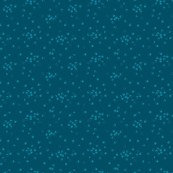 figo fabrics | lucky charms | acorns deep teal