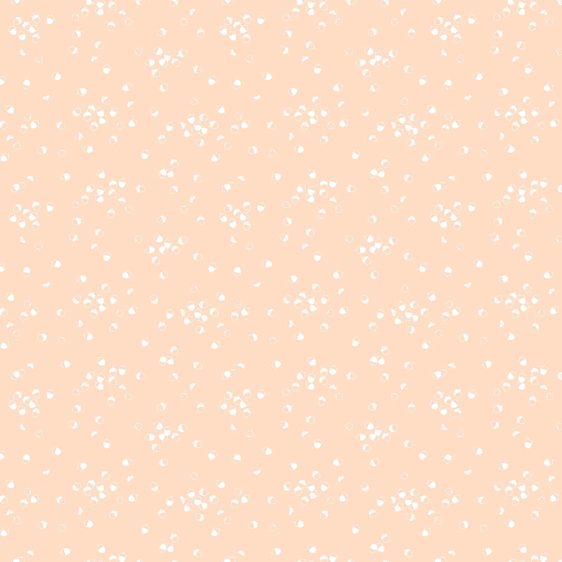 figo fabrics | lucky charms | acorns peach - floydthefox