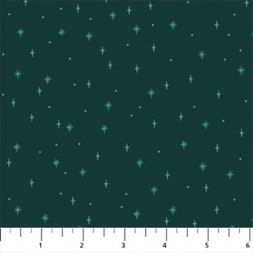 figo fabrics | noel | stars green - floydthefox