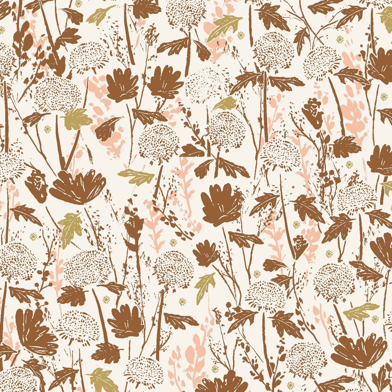 cotton+steel | summer folk | wander field auburn - floydthefox