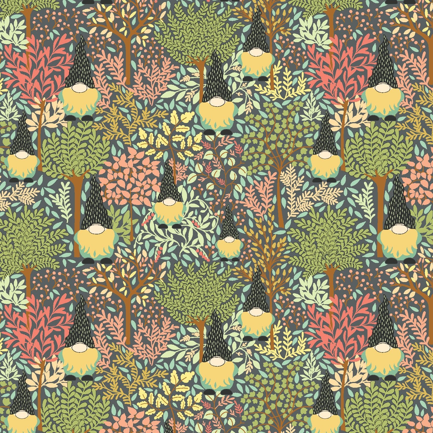 cotton+steel | myth+dream | enchanted forest shaded - floydthefox