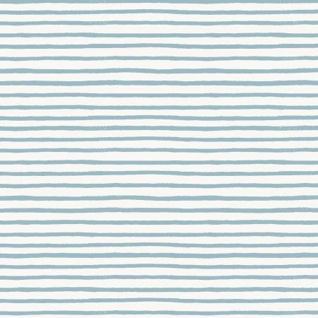 cotton+steel | rifle paper co. | festive stripe blue