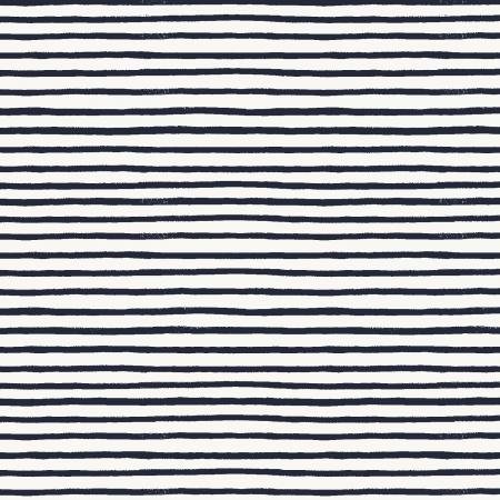 cotton+steel | rifle paper co. | festive stripe navy - floydthefox