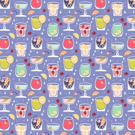 cotton+steel | colors&cravings | cocktail hour grab a pal - floydthefox