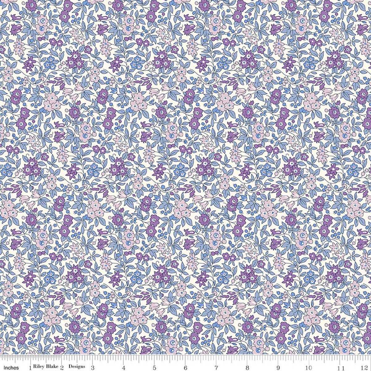 liberty fabrics | lasenby quilting cotton | forget me not blossom