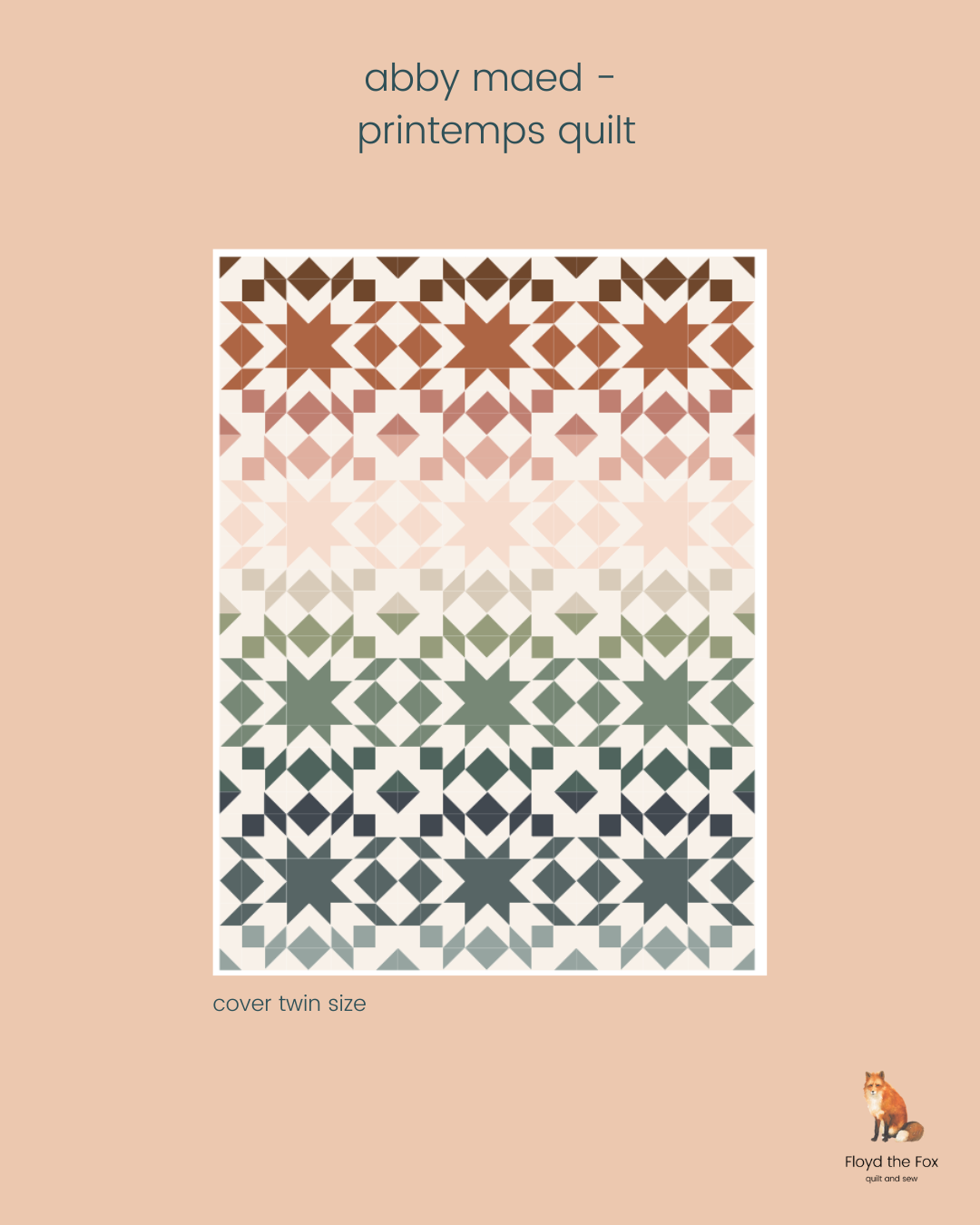 quilt kit | abby maed | printemps quilt - almost cover quilt