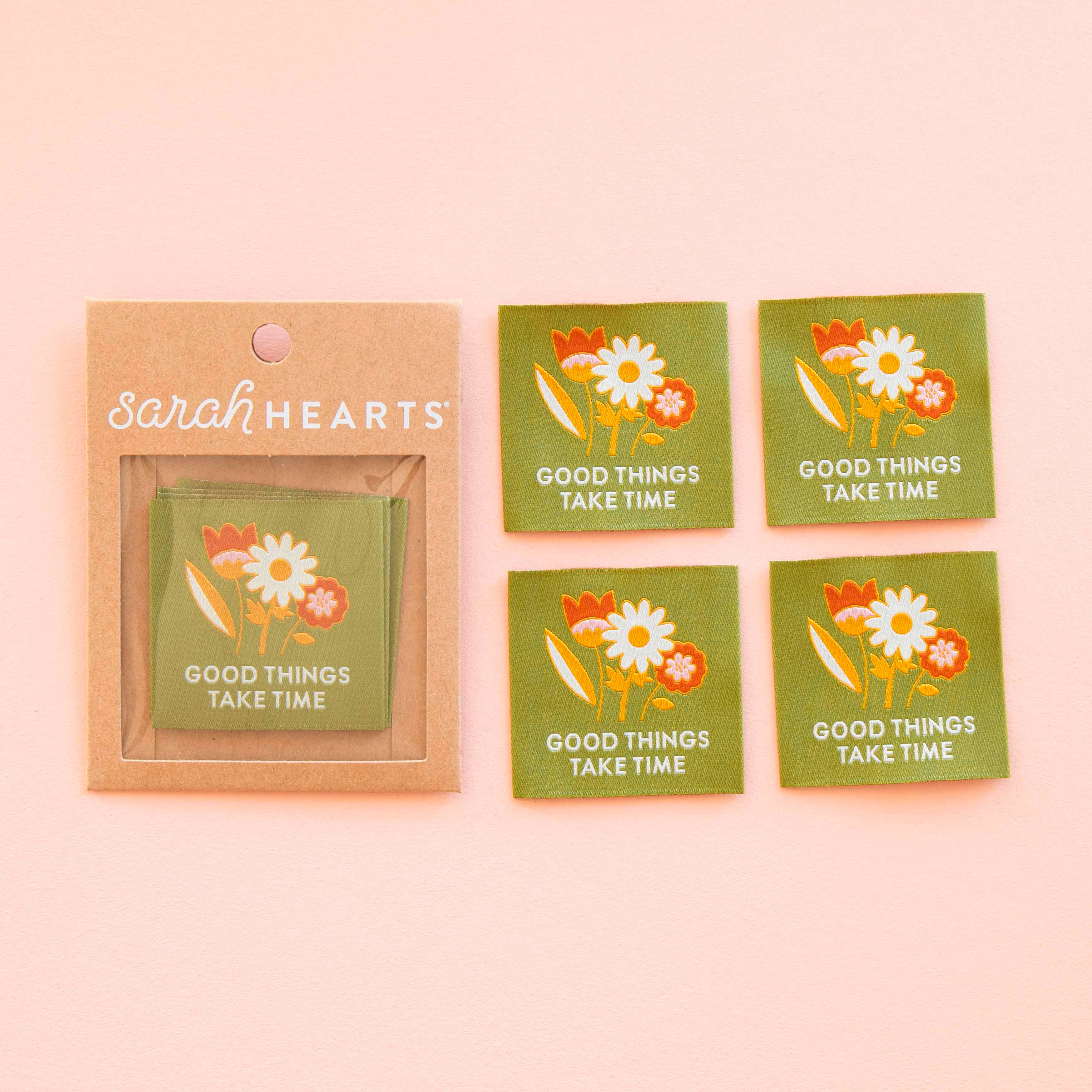 sarah hearts | weblabel | good things take time