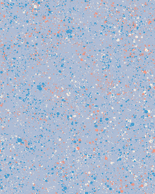 paintbrush studios | GOTS muslin | rainbow dust | terrazzo dusk