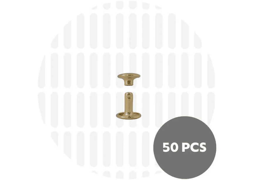 40 Einschlagnieten antik gold - floydthefox