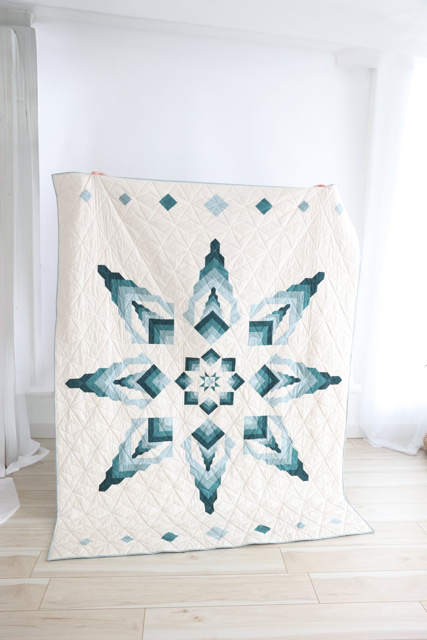 quiltkit | heck.yes.sew.co | northerly | 4 color cover