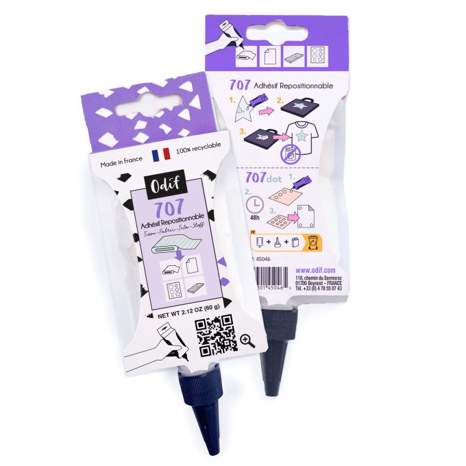 odif | 707 repositionierbarer klebstoff