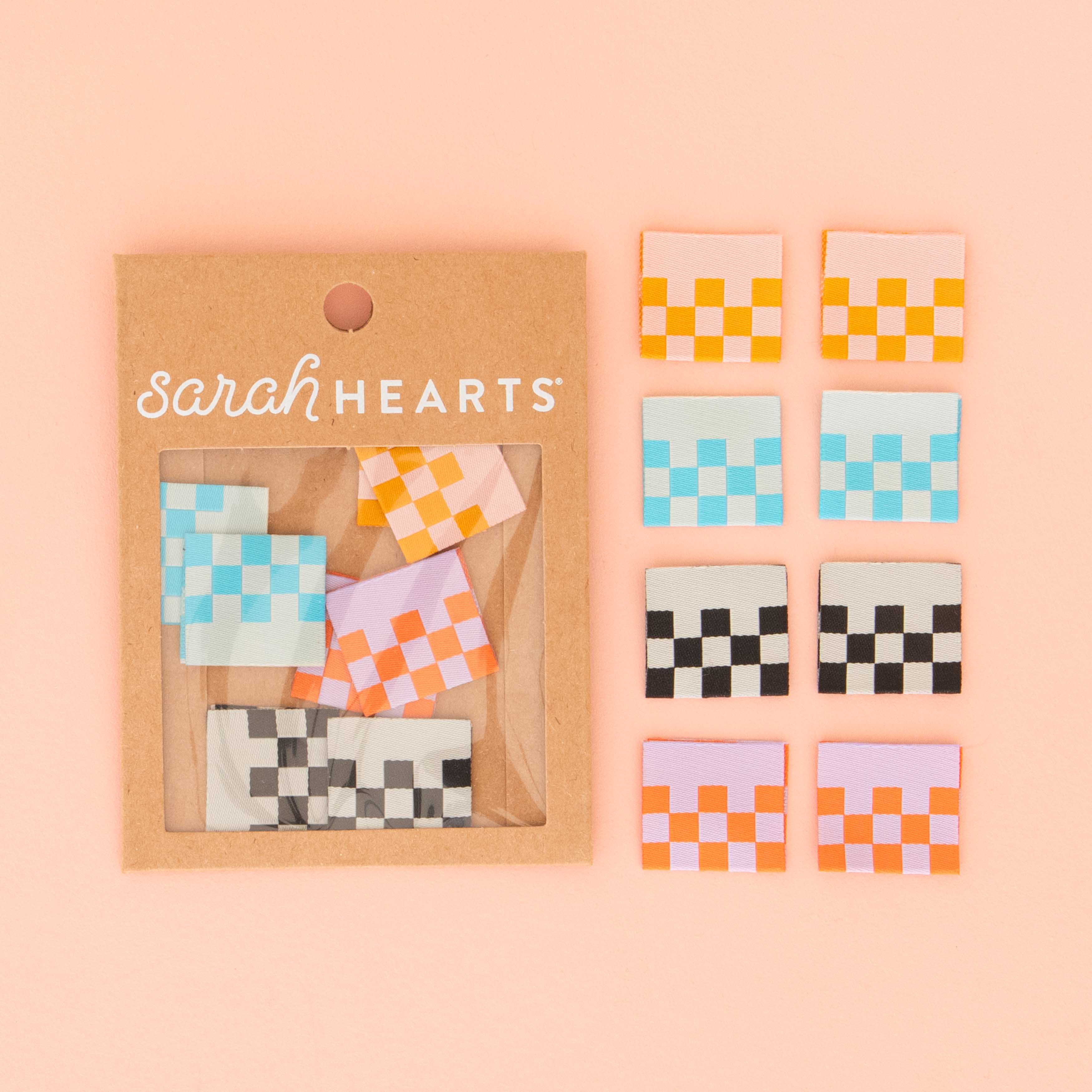 sarah hearts | weblabel | checkerboard