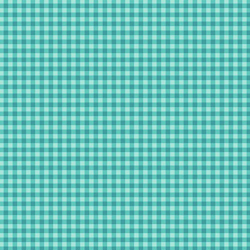 andover | patchworkstoff | ghostly garden | bitty gingham aqua