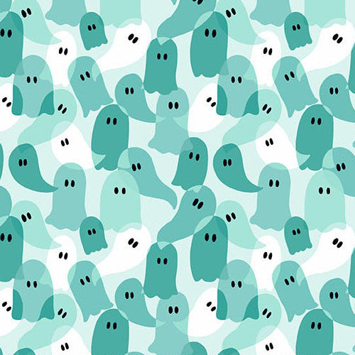 andover | patchworkstoff | ghostly garden | ghost party aqua