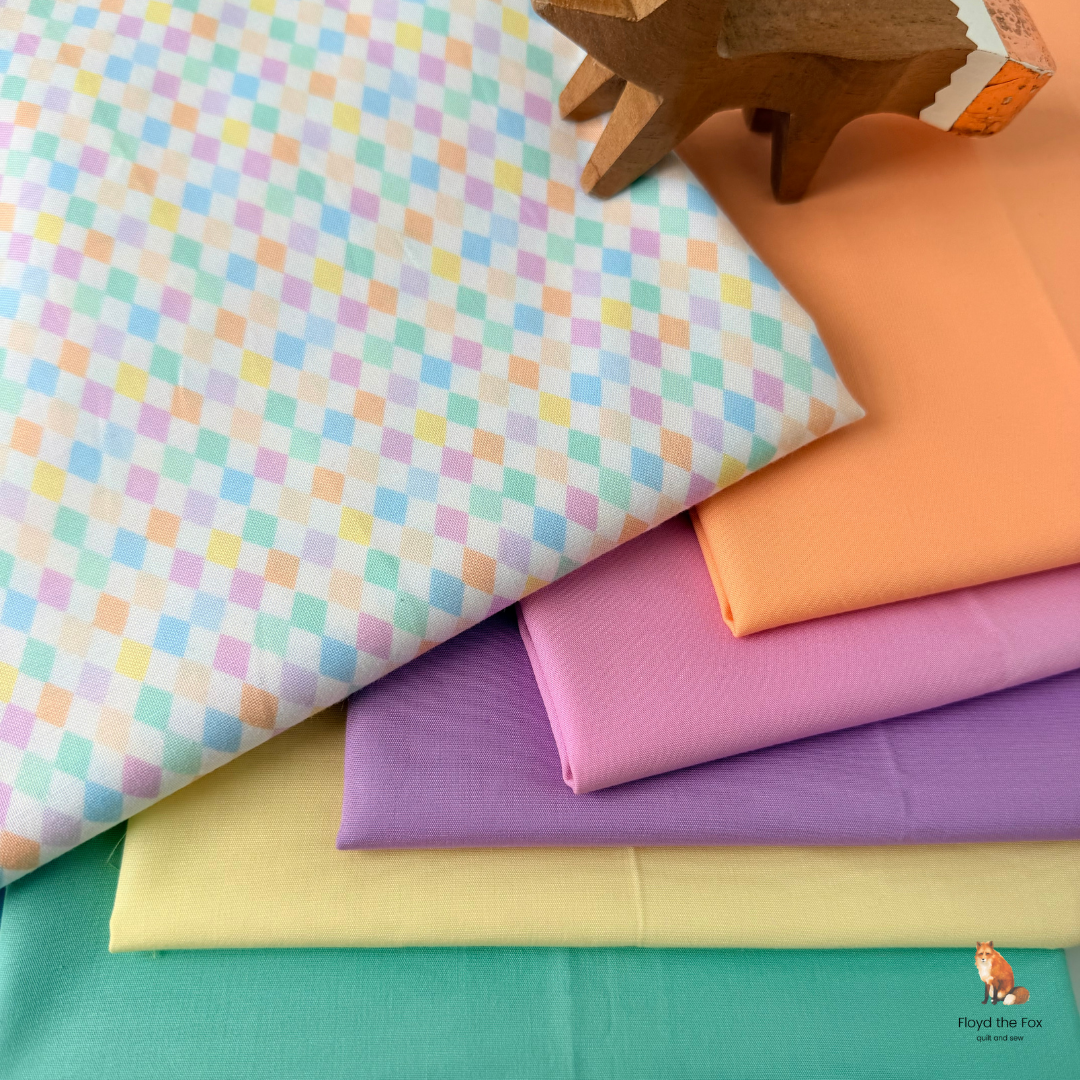 figo fabrics | patchworkstoff | dovetail pastels | diamonds