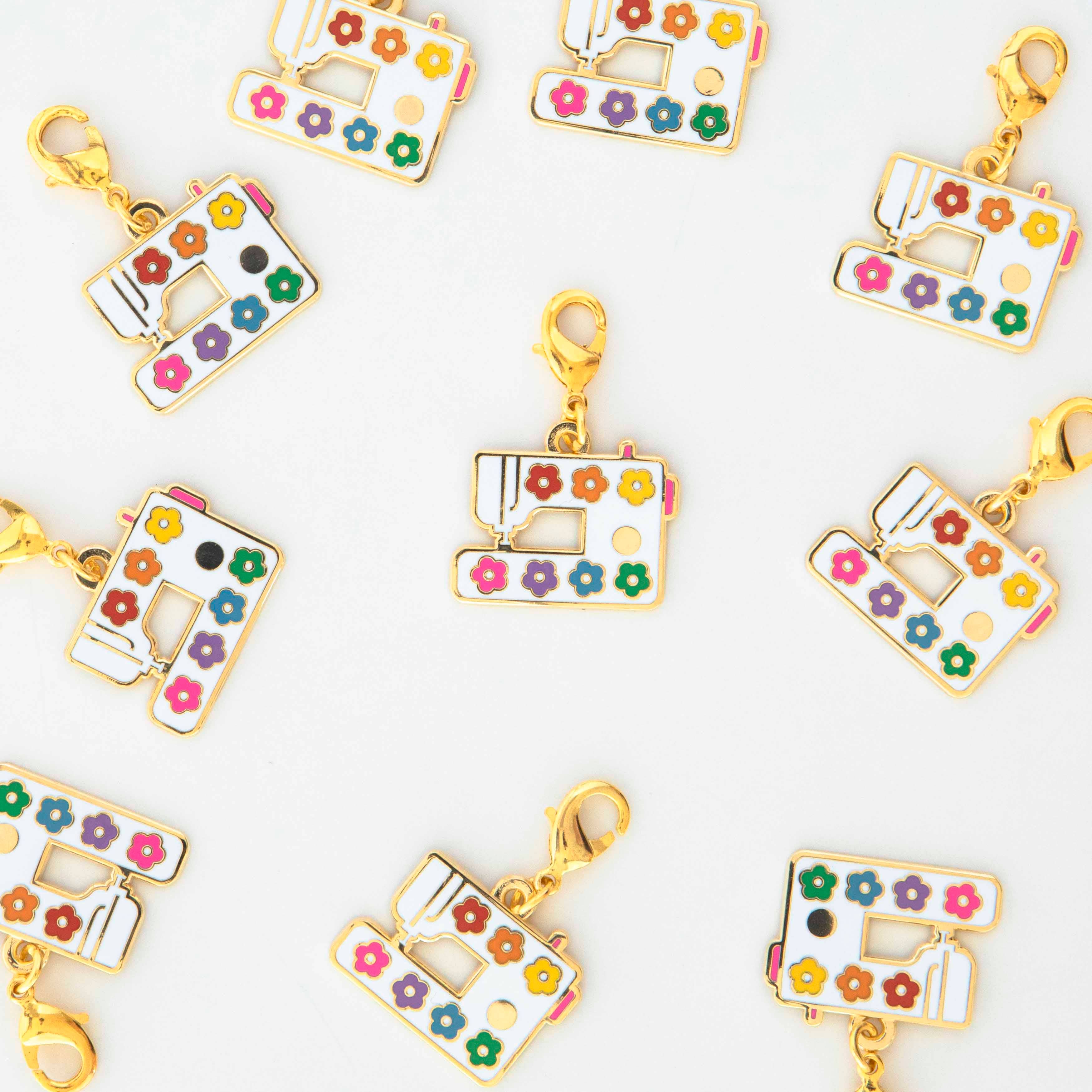 sarah hearts | zipper charm | nähmaschine