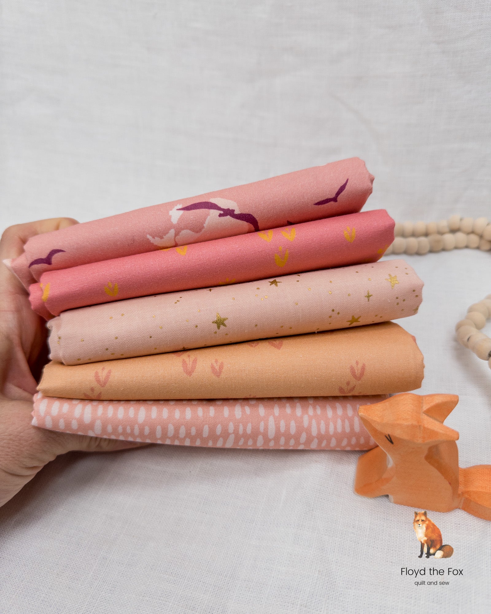 fabric bundle | monochrome | petal