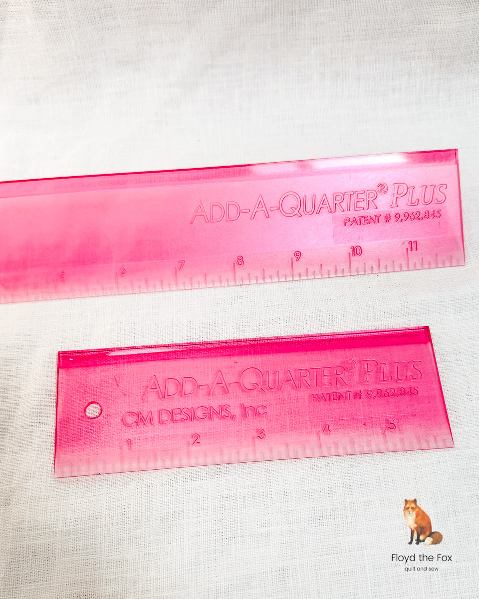 Add-A-Quarter Plus Lineal | 6 inch + 12 inch combo | pink