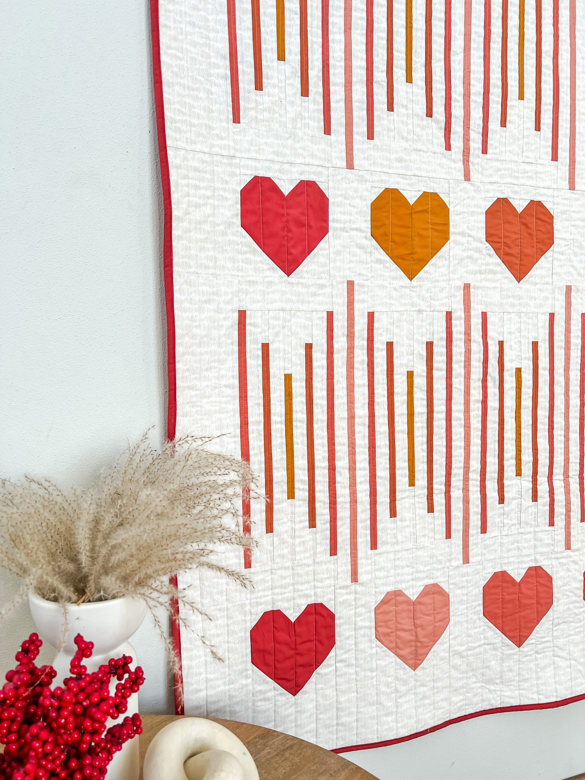 quilt kit | abby maed | heartbeat quilt - cover quilt