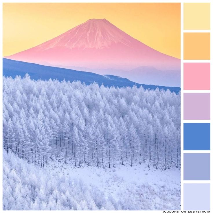 stoffpaket | fujisan im winter | 9