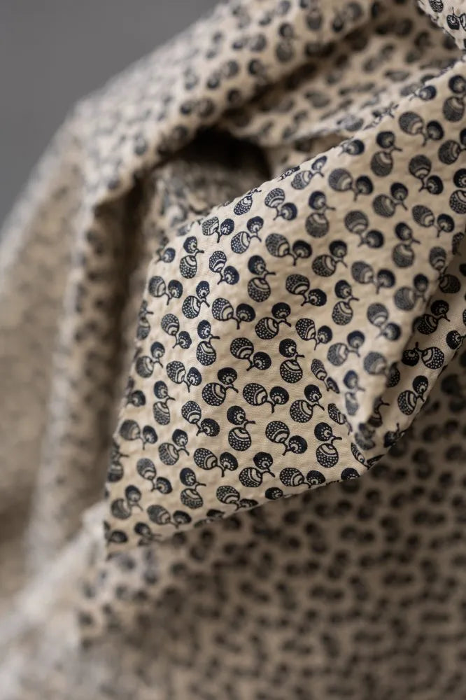 merchant&mills | jouy blue donguri organic seersucker
