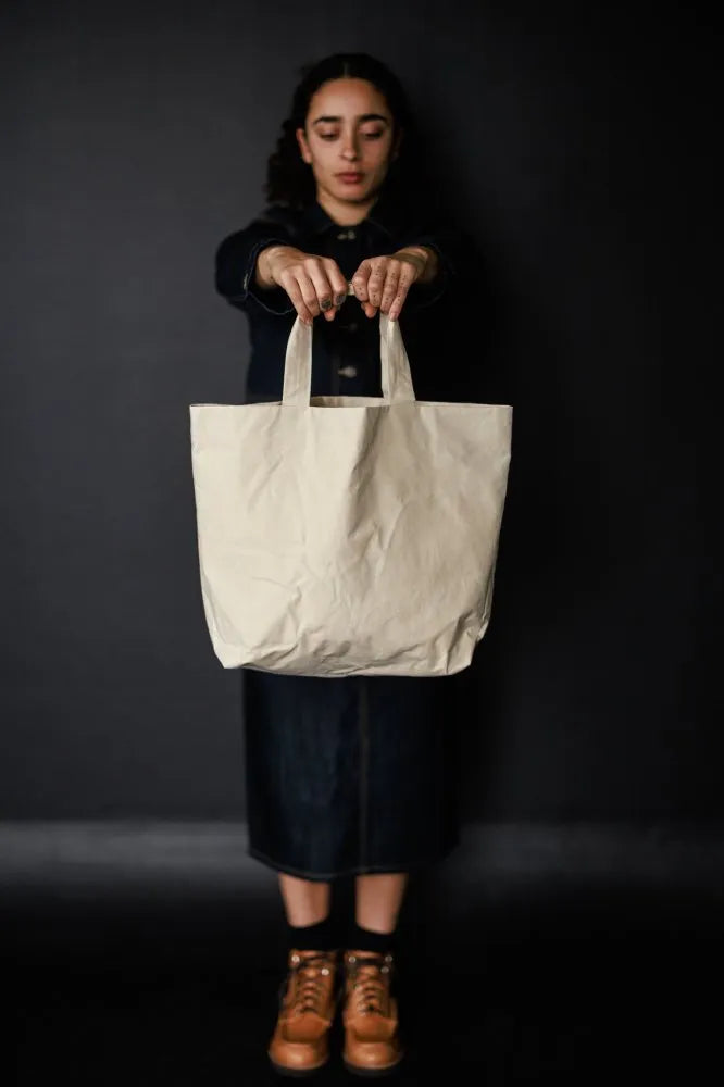 merchant&mills | dry organic cotton oilskin | ecru