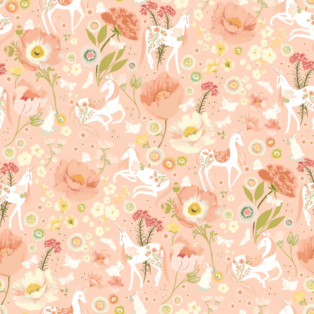 poppie cotton | unicorn dreams | dreamland peach