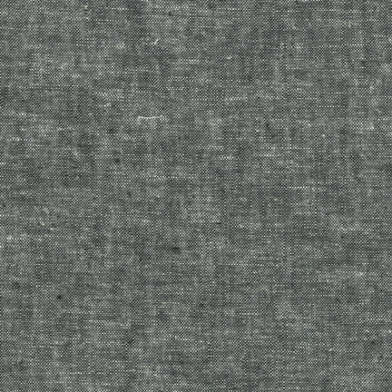 robert kaufman | essex yarn dyed | black