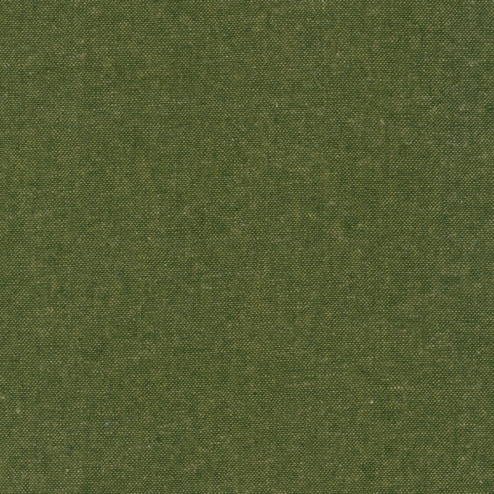 robert kaufman | essex yarn dyed | army